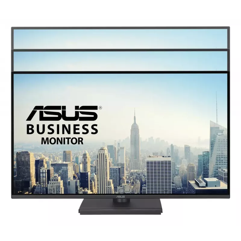 ASUS BE27AQ 27 colių IPS LCD monitorius, 2560 x 1440 WQHD, 5 ms, USB 3.2 šakotuvas, reguliuojamas aukštis, VESA, įmontuoti garsiakalbiai, juodas