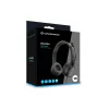 Ausinės CONCEPTRONIC POLONA05BC — Stereo USB-C, triukšmą slopinantis mikrofonas, uždengiančios ausis, 2 m laidas, 20–22000 Hz, juodos