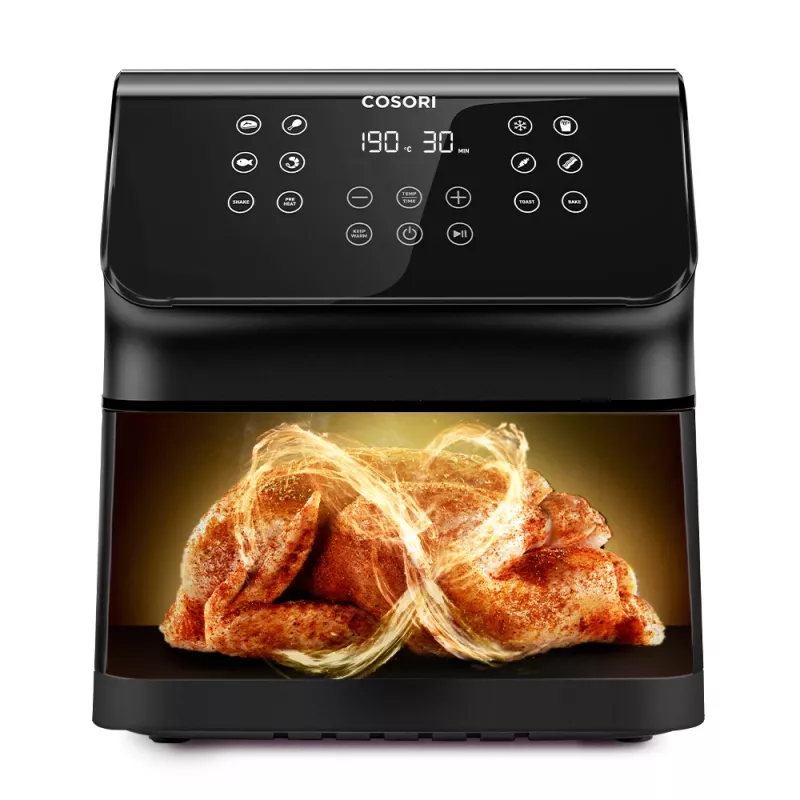 Cosori Premium II Chef Edition Karšto oro gruzdintuvė 6,2 L 1700 W Juoda