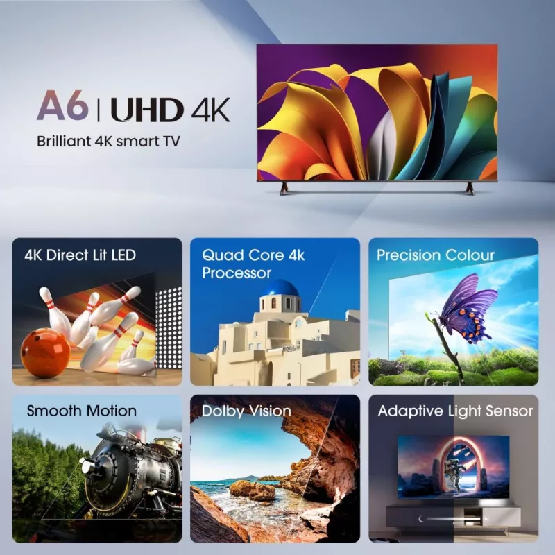 Hisense UHD 4K televizorius 50A6N ČR