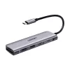 Ugreen 15214 USB-C stotelė nešiojamam kompiuteriui, USB 3.2 Gen 1, alyvinė metalinė