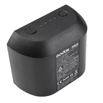 Baterija fotoaparato blykstės priedui Godox WB26 ličio jonų 2600 mAh 28,8 V