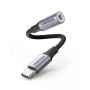 Ugreen 80154 mobiliojo telefono laidas Juoda, Pilka USB C 3.5 mm
