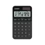 Skaičiuotuvas CASIO SL-310YC kišeninis bazinis, 10 skaitmenų, baterija ir saulės elementas, mokesčių ir pelno funkcijos, juodas
