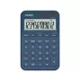 Stalinis skaičiuotuvas CASIO MS-20YC — 12 skaitmenų, mokesčių ir pelno funkcijos, baterija/saulė, tamsiai mėlynas