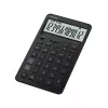 Stalinis skaičiuotuvas CASIO JW-200DQ – pagrindinis, 12 skaitmenų, mokesčių ir pelno funkcijos, baterija/saulė, juodas