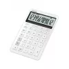Stalinis skaičiuotuvas CASIO JW-200DQ 12 skaitmenų, baterija/saulė, mokesčių ir pelno funkcijos, baltas