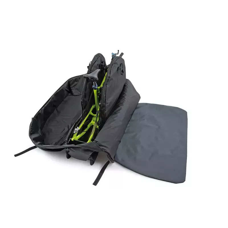 Dviračio transportinis krepšys b&w international Bike.bag 2.0 — transportavimo dėklas, ABS & poliesteris, 1360×297×854 mm, juoda/pilka