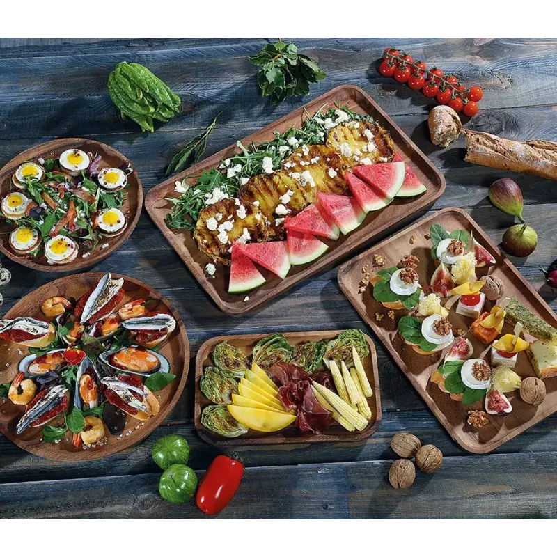 Medinis padėklas užkandžiams Zassenhaus Snackteller 30 cm