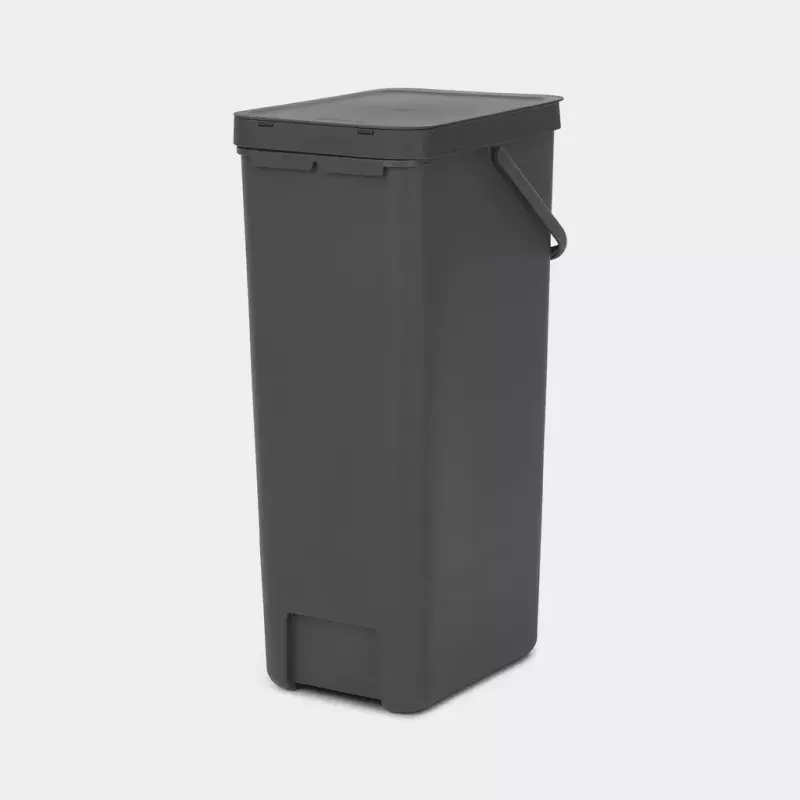 Brabantia Sort & Go 40L stačiakampis šiukšlių konteineris pilkas