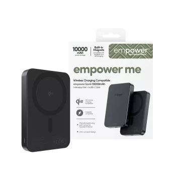 Nešiojamas powerbankas PanzerGlass empower™ 10000mAh Space Black, 0,245 kg