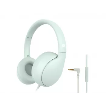 Vaikiškos ausinės CONCEPTRONIC PARRIS04GT, laidinės, 3.5 mm, viršugalvinės, 20–20000 Hz, 1.6 m, šviesiai žalios