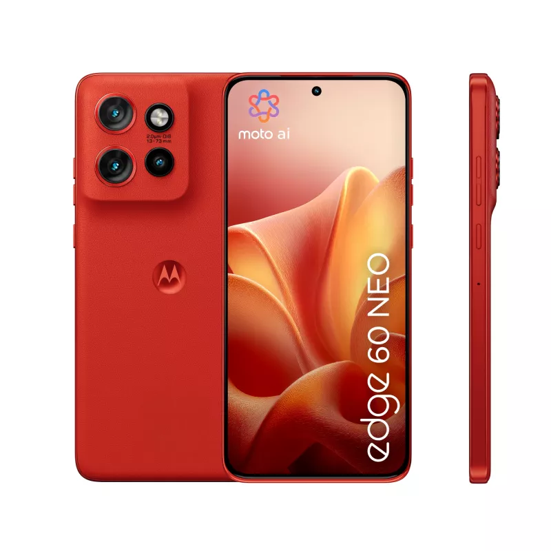 Motorola edge 60 Neo 16.1 cm (6.36 colio) Dual SIM Android 15 5G USB Type-C 12 GB 256 GB 5000 mAh Raudona
