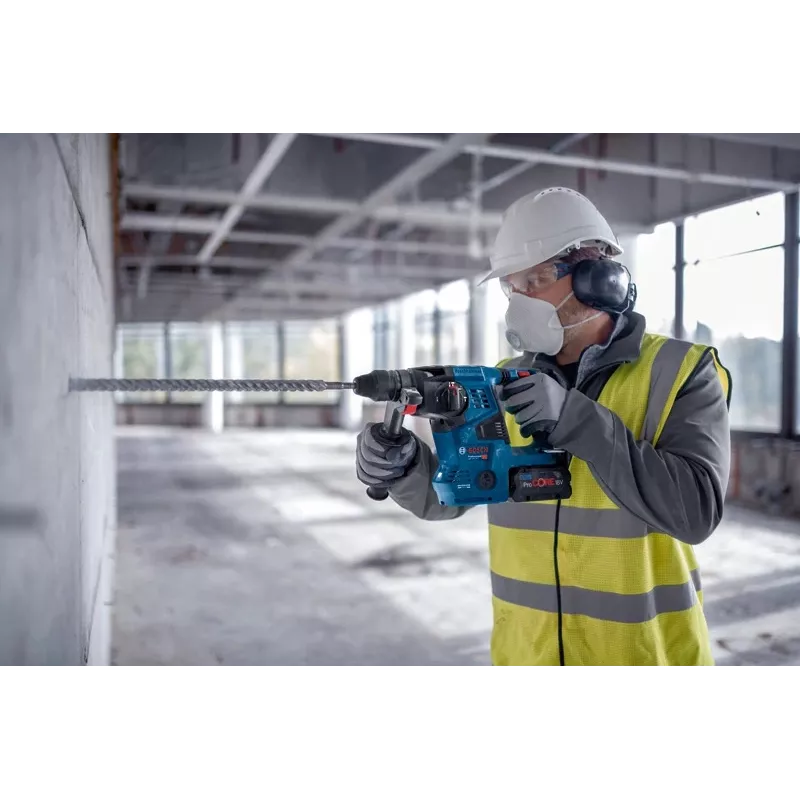 Bosch GBH 18V-28 C PROFESSIONAL SDS Plus akumuliatorinis gręžtuvas plaktukas