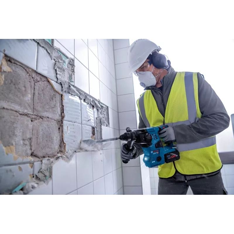 Bosch GBH 18V-28 C PROFESSIONAL SDS Plus akumuliatorinis gręžtuvas plaktukas