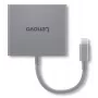 Lenovo GX91R64790 nešiojamojo kompiuterio dokas / prievadų kartotuvas, laidinis, USB 3.2 Gen 1 (3.1 Gen 1) Type-C, pilka