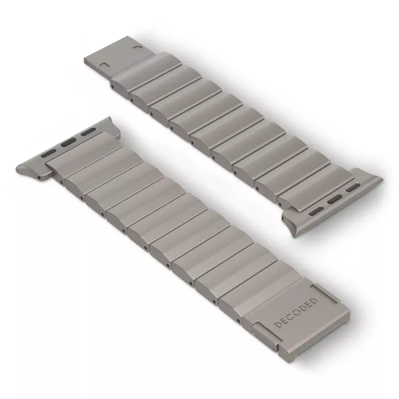 Laikrodžio apyrankė Decoded Traction Band Titanium – titano apyrankė išmaniesiems laikrodžiams, riešui 130–225 mm, 1 vnt.