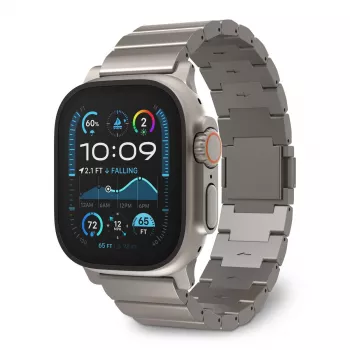 Laikrodžio apyrankė Decoded Traction Band Titanium – titano apyrankė išmaniesiems laikrodžiams, riešui 130–225 mm, 1 vnt.