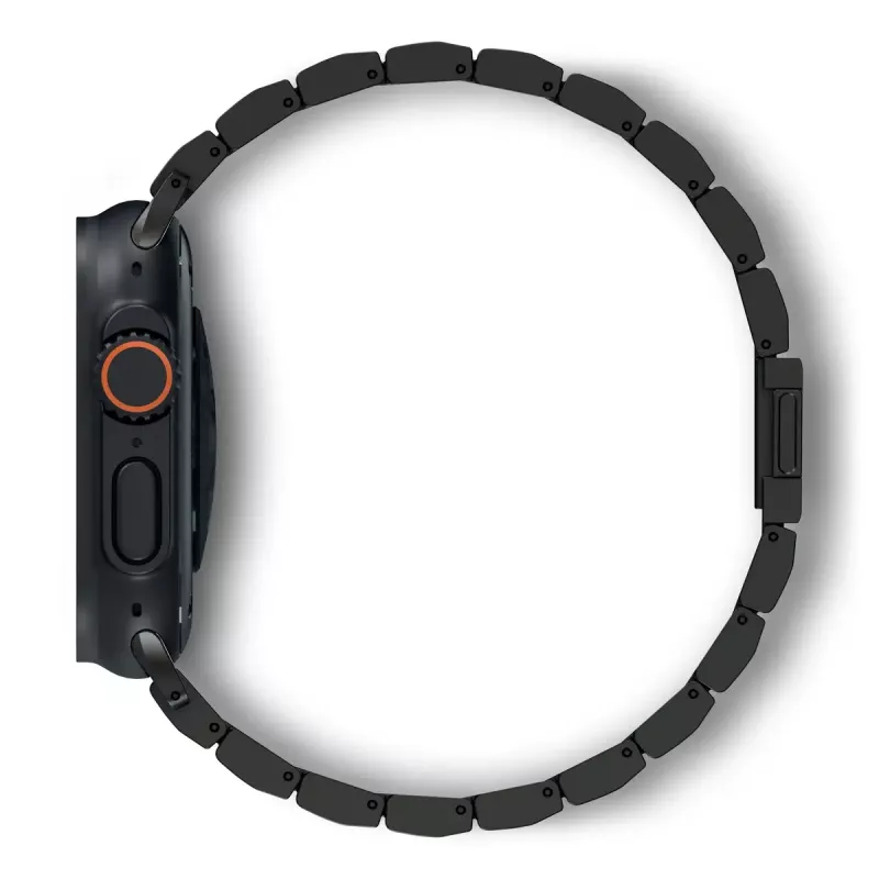 Dirželis išmaniesiems laikrodžiams Decoded Traction Band Black Titanium — riešo dydis 130–225 mm, 1 vnt.