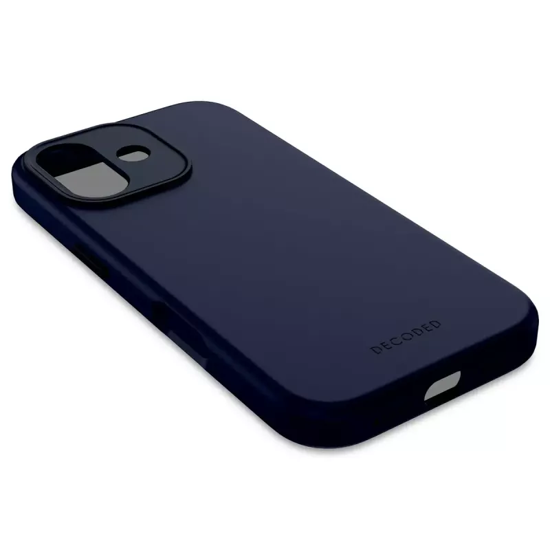 Dėklas Decoded D25IPO17BCS9TY iPhone 17 – navy, mikropluoštas ir PU