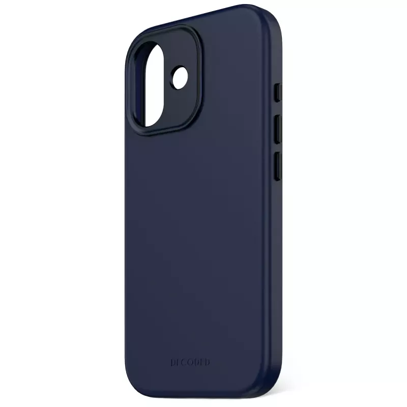Dėklas Decoded D25IPO17BCS9TY iPhone 17 – navy, mikropluoštas ir PU