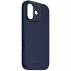 Dėklas Decoded D25IPO17BCS9TY iPhone 17 – navy, mikropluoštas ir PU