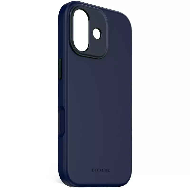 Dėklas Decoded D25IPO17BCS9TY iPhone 17 – navy, mikropluoštas ir PU