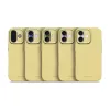 Mobilaus telefono dėklas Decoded D25IPO17BCS9YW, skirtas Apple iPhone 17, geltonas, mikropluoštas ir PU