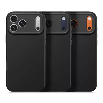 Silicininis dėklas Decoded Apple iPhone 17 Pro Max — juodas, 6,9 colio (17,5 cm), mikropluoštas/PU