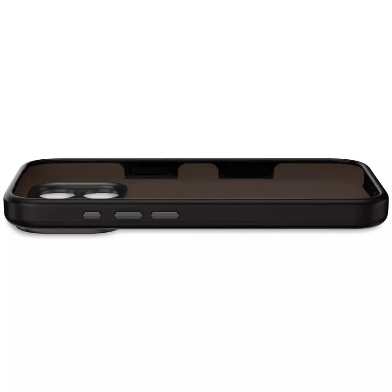 Silicininis dėklas Decoded Apple iPhone 17 Pro Max — juodas, 6,9 colio (17,5 cm), mikropluoštas/PU
