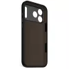 Silicininis dėklas Decoded Apple iPhone 17 Pro Max — juodas, 6,9 colio (17,5 cm), mikropluoštas/PU