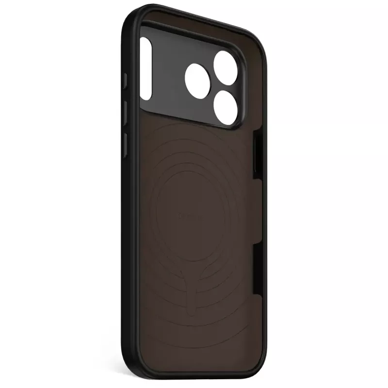 Silicininis dėklas Decoded Apple iPhone 17 Pro Max — juodas, 6,9 colio (17,5 cm), mikropluoštas/PU
