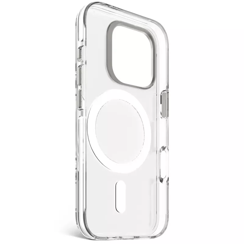 Telefono dėklas Decoded Clear Case, iPhone 16 Pro, polikarbonatas, permatomas baltas, tinka 6,3 colio (16 cm)