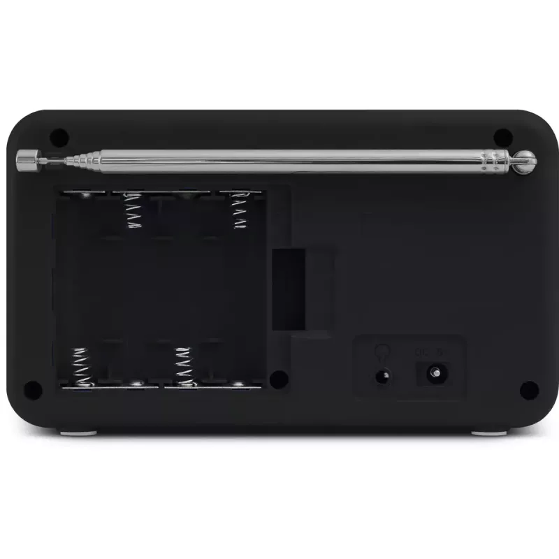 Nešiojamas skaitmeninis radijas TECHNISAT 0000/3906 – DAB/DAB+/FM, 1 W RMS, LCD, 3,5 mm, baltas/juodas, 0,338 kg