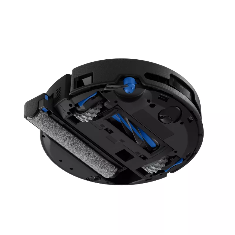 Robotinis dulkių siurblys Ecovacs DEEBOT T90 PRO OMNI — be maišelio, 0,25 l talpa, 350 min veikimo laikas, Li‑Ion 4000 mAh, juodas