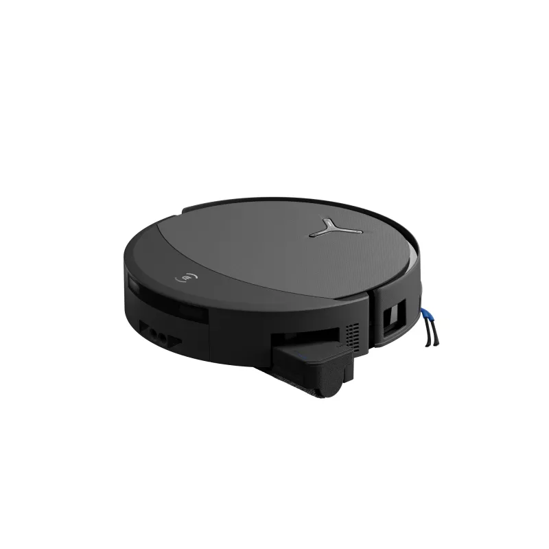 Robotinis dulkių siurblys Ecovacs DEEBOT T90 PRO OMNI — be maišelio, 0,25 l talpa, 350 min veikimo laikas, Li‑Ion 4000 mAh, juodas