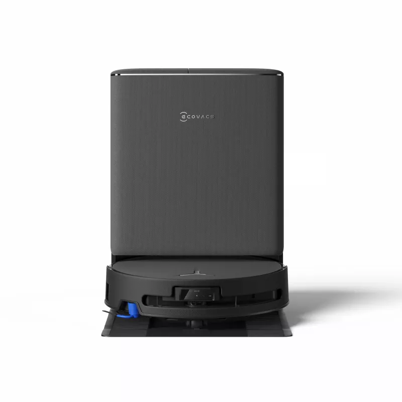 Robotinis dulkių siurblys Ecovacs DEEBOT T90 PRO OMNI — be maišelio, 0,25 l talpa, 350 min veikimo laikas, Li‑Ion 4000 mAh, juodas