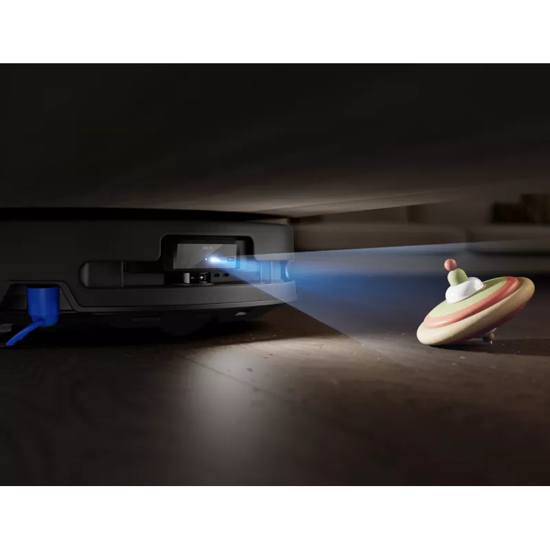 Robotinis dulkių siurblys Ecovacs DEEBOT T90 PRO OMNI — be maišelio, 0,25 l talpa, 350 min veikimo laikas, Li‑Ion 4000 mAh, juodas