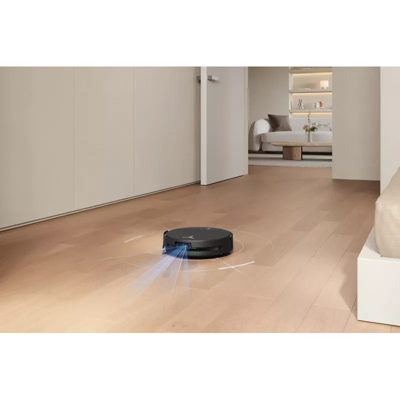 Robotinis dulkių siurblys Ecovacs DEEBOT T90 PRO OMNI — be maišelio, 0,25 l talpa, 350 min veikimo laikas, Li‑Ion 4000 mAh, juodas