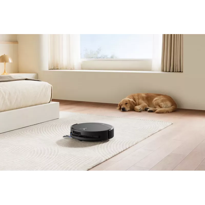 Robotinis dulkių siurblys Ecovacs DEEBOT T90 PRO OMNI — be maišelio, 0,25 l talpa, 350 min veikimo laikas, Li‑Ion 4000 mAh, juodas