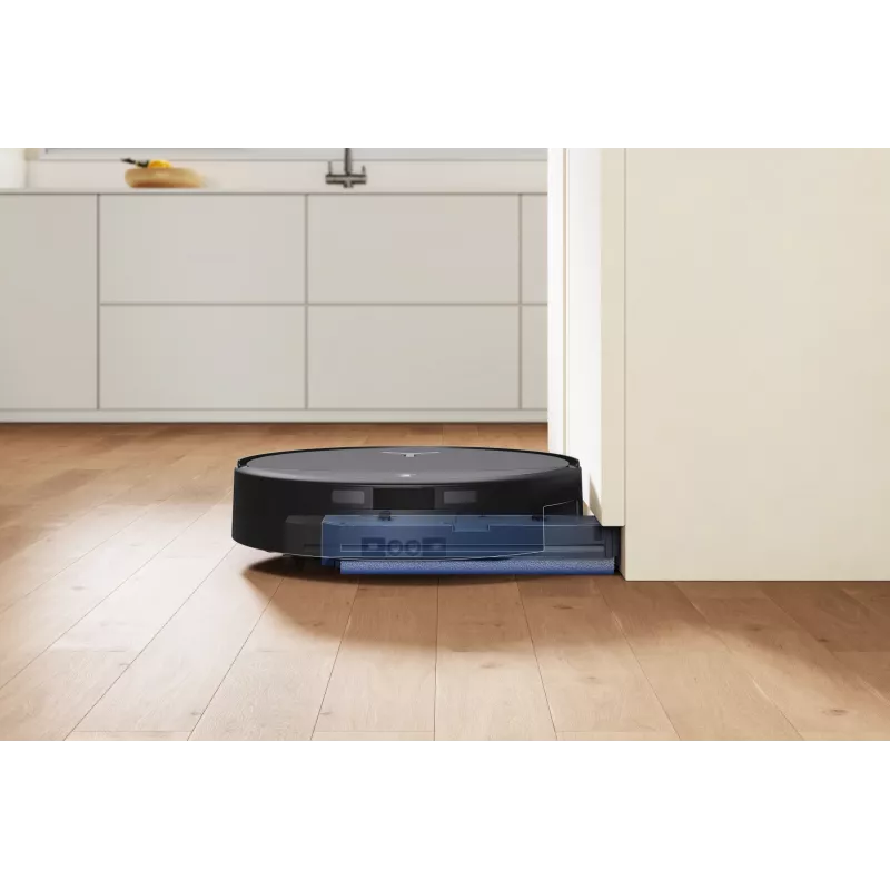 Robotinis dulkių siurblys Ecovacs DEEBOT T90 PRO OMNI — be maišelio, 0,25 l talpa, 350 min veikimo laikas, Li‑Ion 4000 mAh, juodas