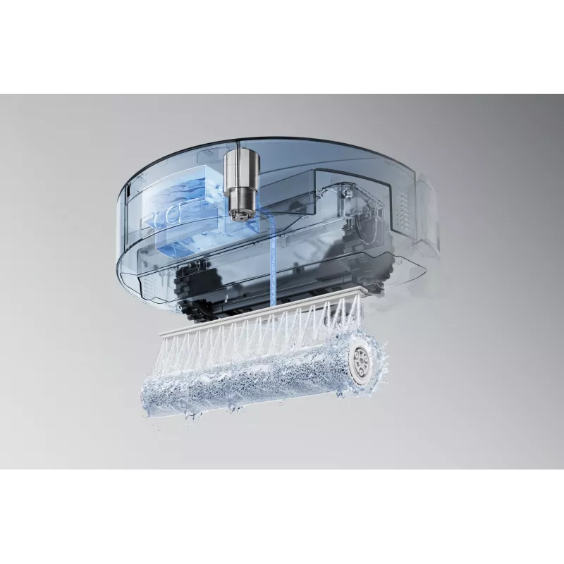 Robotinis dulkių siurblys Ecovacs DEEBOT T90 PRO OMNI — be maišelio, 0,25 l talpa, 350 min veikimo laikas, Li‑Ion 4000 mAh, juodas