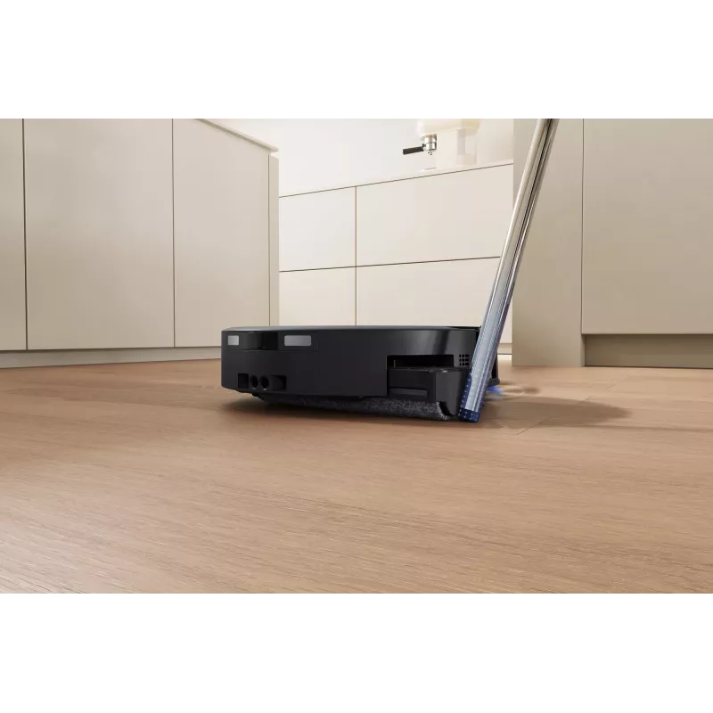 Robotinis dulkių siurblys Ecovacs DEEBOT T90 PRO OMNI — be maišelio, 0,25 l talpa, 350 min veikimo laikas, Li‑Ion 4000 mAh, juodas