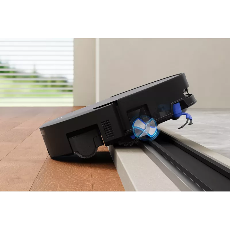 Robotinis dulkių siurblys Ecovacs DEEBOT T90 PRO OMNI — be maišelio, 0,25 l talpa, 350 min veikimo laikas, Li‑Ion 4000 mAh, juodas