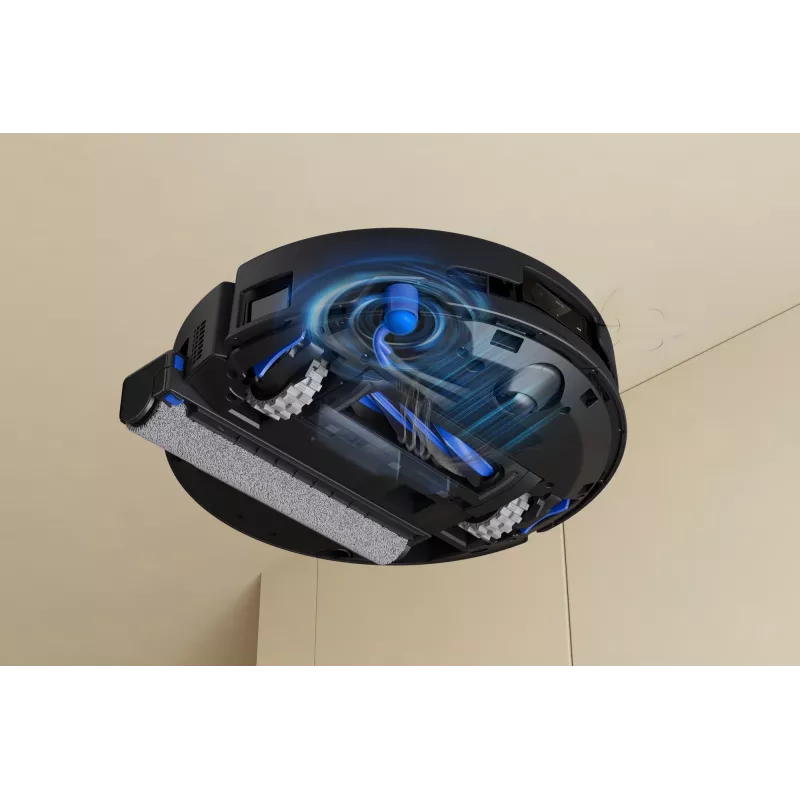 Robotinis dulkių siurblys Ecovacs DEEBOT T90 PRO OMNI — be maišelio, 0,25 l talpa, 350 min veikimo laikas, Li‑Ion 4000 mAh, juodas