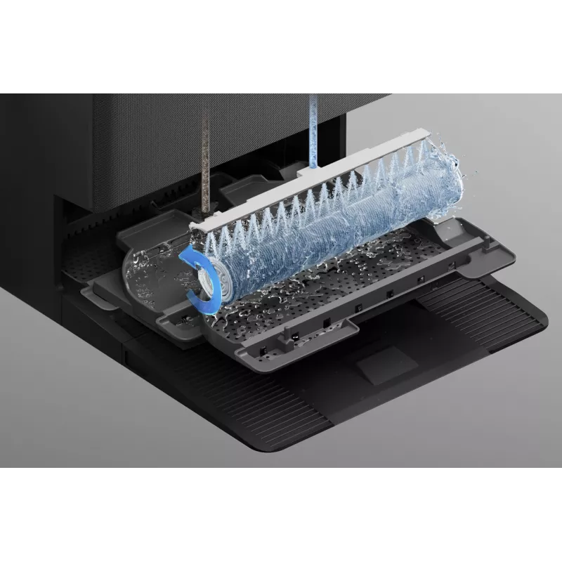 Robotinis dulkių siurblys Ecovacs DEEBOT T90 PRO OMNI — be maišelio, 0,25 l talpa, 350 min veikimo laikas, Li‑Ion 4000 mAh, juodas
