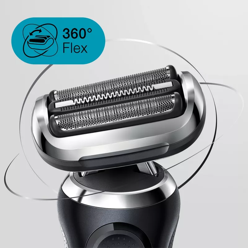 Braun Series 7 71-N7200cc skutimosi aparatas su folija, juodas