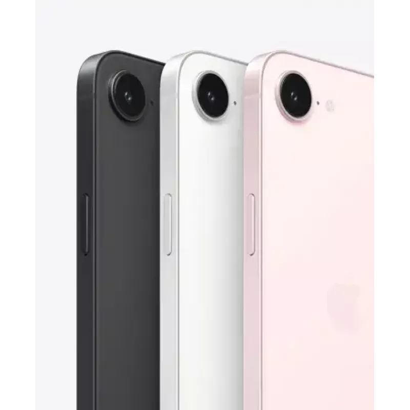 Išmanusis telefonas Apple iPhone 17e, A19 procesorius, 256GB, 6,1 colio (15,5 cm) ekranas, 48 MP galinė kamera, Dual SIM, juodas