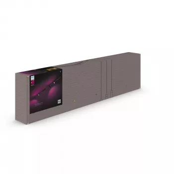 Philips Hue White and colour ambience Perifo tiesi lubinė bazė su 4 prožektoriais Bluetooth juoda