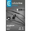 Cellularline SPARROW Stereo į ausis įstatomos ausinės su mikrofonu ir nuotolinio valdymo pulteliu